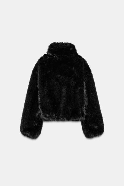 Short Faux Fur Jacket