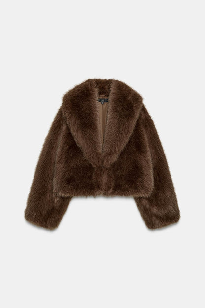 Short Faux Fur Jacket