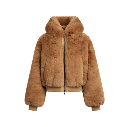 Eloria Fur Zip Up