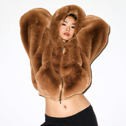 Eloria Fur Zip Up