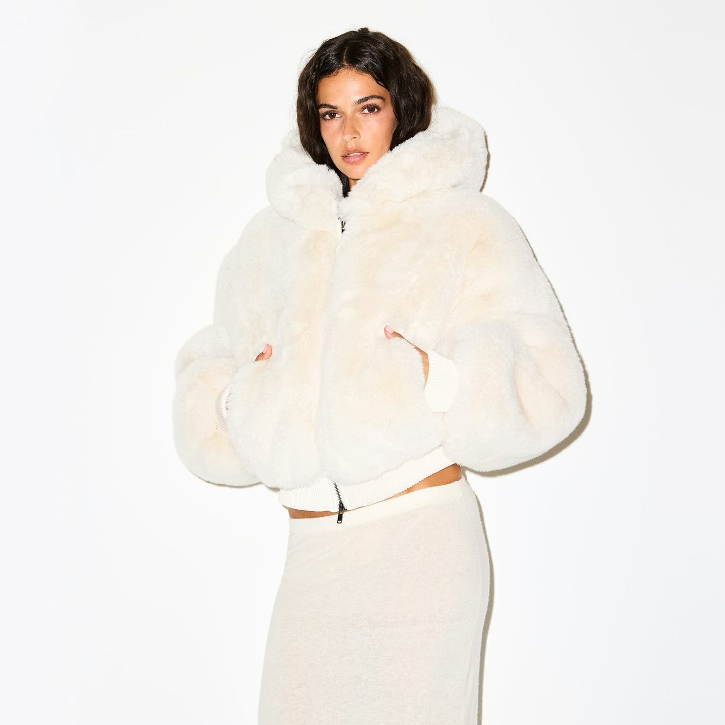 Eloria Fur Zip Up