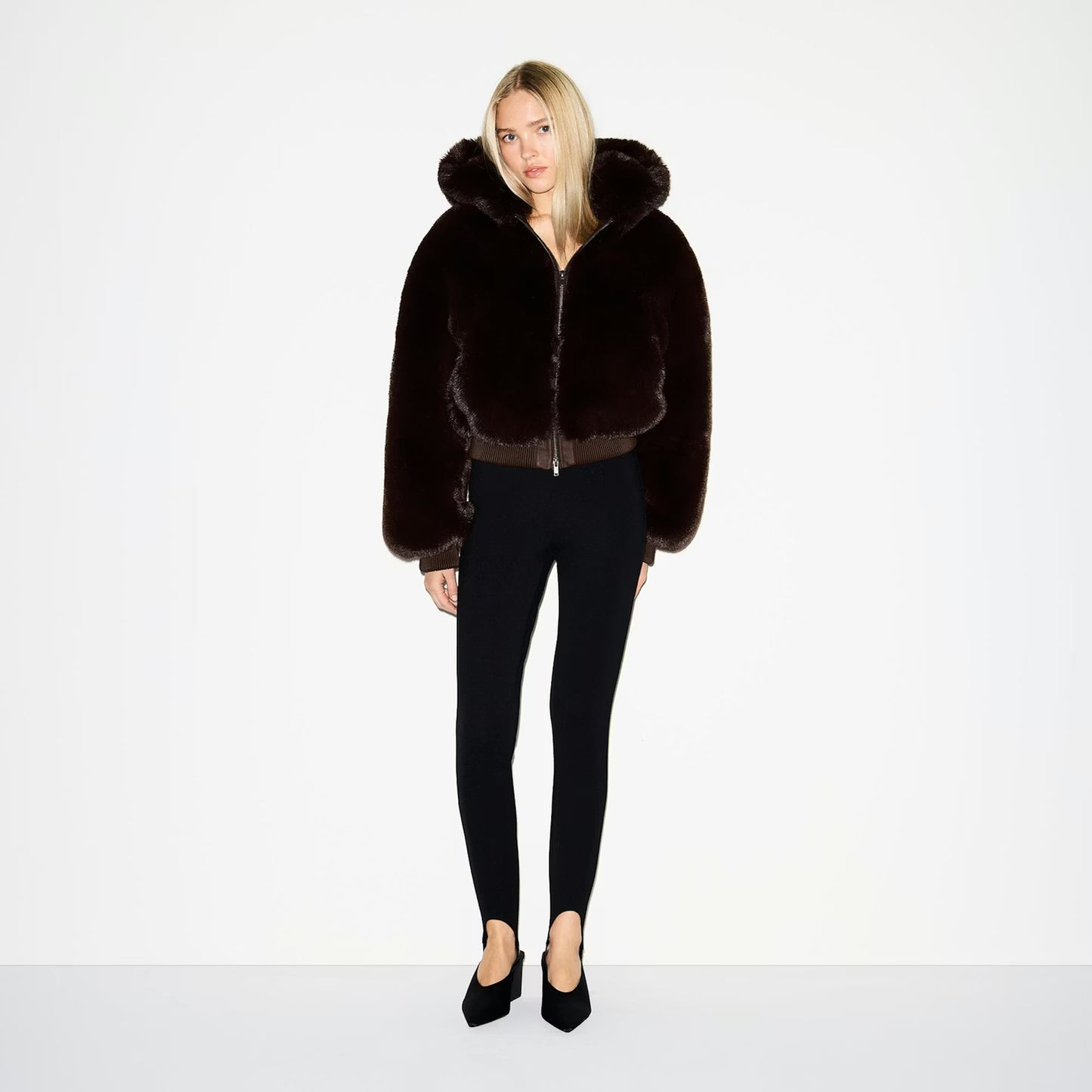 Eloria Fur Zip Up